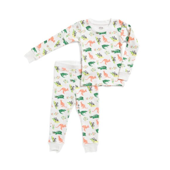 1212 Multi Infant And Toddler Boys Down Under Pajamas - Picture 1 of 2